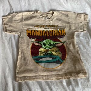 MAD Engine Star Wars Mandalorian Kids Tee - Cream